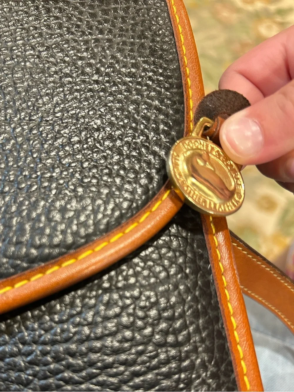 Vintage Dooney and Bourke laptop bag/satchel